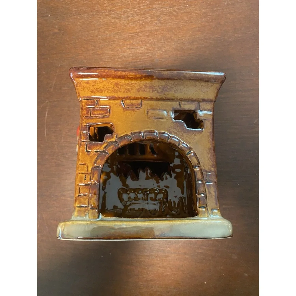 Yankee Candle Wax Warmer Santa Mantel‎ By Ronnie Walter Yankee Candle Exclusive